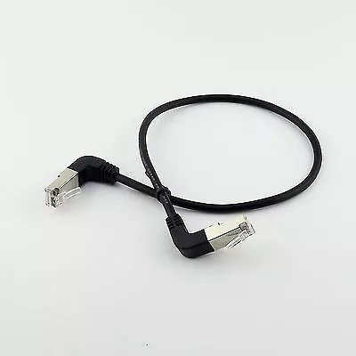 Ethernet LAN Network RJ45 Male To Male Up To Down Angled Extension Adapter Cable • $2.49