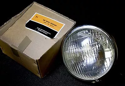 5 1/2  Chrome Side Mount Motorcycle Headlight Lamp Assembly Superior + 4420 Bulb • $34.95