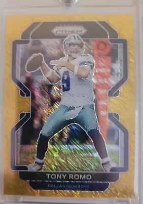 $36 • Buy 21 Panini Prizm Football Tony Romo Gold 3/10