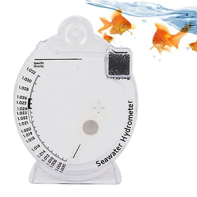 Sea Hydrometer Salinity Specific Gravity Test Saltwater Concentration Aqu UK FIG • £16.19