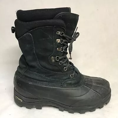 LaCrosse Black Leather Waterproof Winter Boots Thinsulate Ultra - Men's 10 • $30