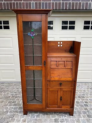 $2350 • Buy Federation Oak Bureau Bookcase C 1910