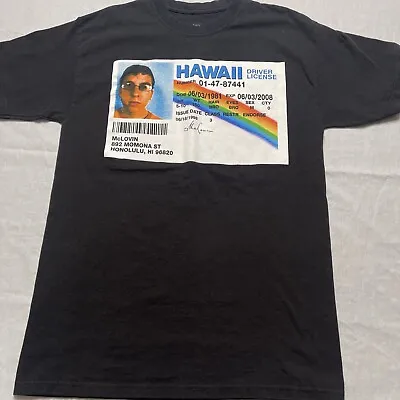 Superbad Shirt Mens Medium Black Logo T-shirt Short Sleeve Mclovin Hawaii ID • $8.88