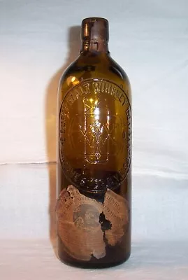 1886 Duffy Malt Whiskey Bottle 10  Tall  Labels  Medical Quackery Quack Medicine • $59