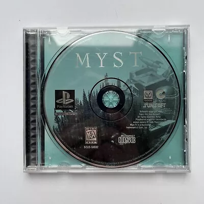 Myst (Sony PlayStation 1 1996) Black Label - Tested & Working - No Manual • $20.98