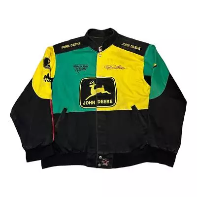 JH DESIGN Racing Jacket 90s JOHN DEERE 3XL • $651.77