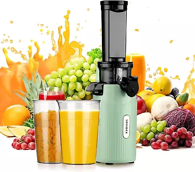 Electric Juicer Fruits Cold Press Squeezer Vegetable Processor Slow Masticating  • $148.45