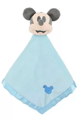 Disney MICKEY MOUSE Baby Lovey Security Blanket Plush Soft Blankee • $11.95