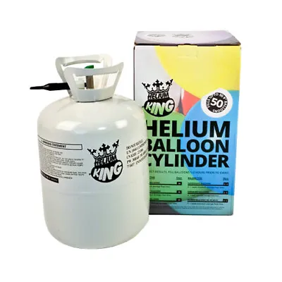 £39.99 • Buy Helium Canister With Foil Inflation Adaptor - Fills Up To 50 X 9 In Balloons