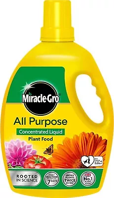 2.5L Fast Growing Plant Food Miracle Gro All Purpose Concentrated Liquid • £15.69