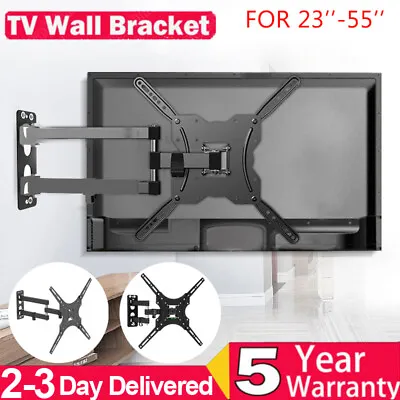 Full Motion Curved Flat TV Wall Bracket Mount For Samsung 23 27 30 32 45 50 55  • £14.58