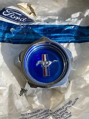 1967 Mustang GT NOS Styled Steel Wheel Center Caps With Blue Emblem SET OF 4 • $199