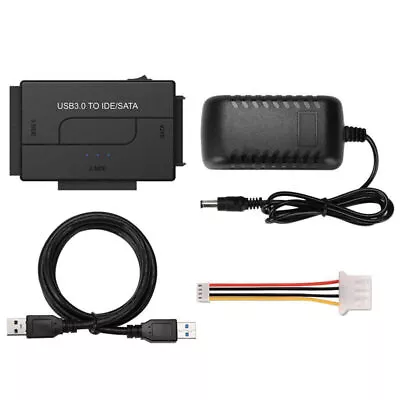 UK Hot USB 3.0 To IDE SATA Converter External Hard Drive Adapter 2.5 /3.5  Cable • £17.99