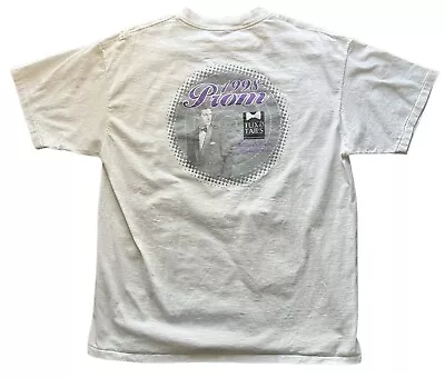 Vintage 90’s Prom Tuxedo T-Shirt Arizona Men’s XL Single Stitch White • $20.75