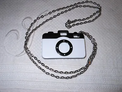 Vintage Necklace Pendant Camera Photographer Photography Long Chain • $20