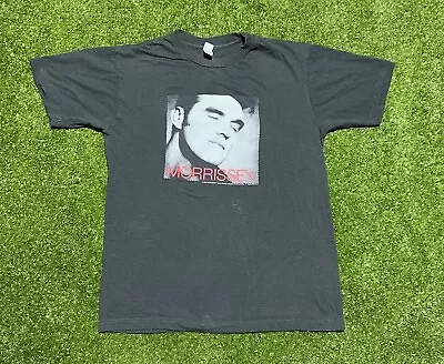 Morrissey Band Shirt America 2007 Tour Concert T-Shirt Sz M Gray 7460 Tultex • $26.70