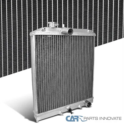 Fit Honda 92-95 Civic 93-97 Del Sol Si Manual MT Racing Aluminum 2 Row Radiator • $51.25