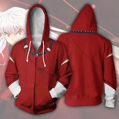 $24.99 • Buy  Japanese Anime Inuyasha Hoodie Sweatshirt Cosplay Costume Coat Jacket Unisex