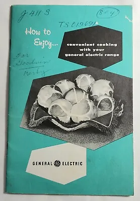 Vintage General Electric Use And Care Manual For Electric Range Pub. No WB60X7 • $4.99