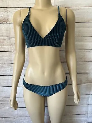 $2.99 • Buy ZAFUL Velvet Bikini Set Size M