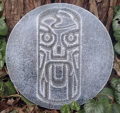 Tiki Plaque Plastic Mold Plaster Cement Resin Casting 7.75  X 3/4  Thick • $22