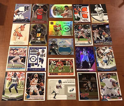 Mixed Lot Of Game Used Jerseys Autos Rookies Numbered Inserts Stars And Base! • $6.99