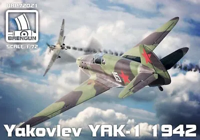 Brengun BRP72021 1:72 Yakovlev Yak-1 (mod. 1942) • £13.05