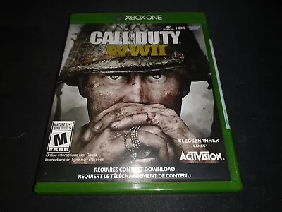 Call Of Duty WWII World War II Microsoft Xbox One LN PERFECT CONDITION COMPLETE • $122.22