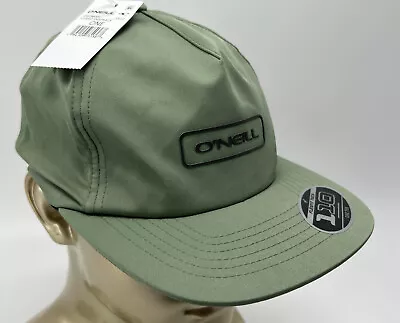 $14.99 • Buy New O'Neill Mens Logo Hybrid Flex Fit & SnapBack Hat Cap Tech 110 Green OS Beach