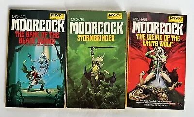 The Elric Of Melnibone By Michael Moorcock DAW Print  Lot Of 3 • $65