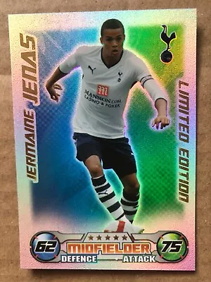Jermaine Jenas Tottenham Hotspur Limited Edition Match Attax 08/09 Card • £1.99
