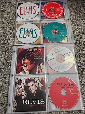 12 Elvis Presley Christmas CDs In Binder Sleeves Duets Classic Album Melodies Of • $20