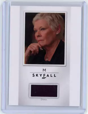 JUDI DENCH As M 007 James Bond Classics Dress Costume Wardrobe Relic #PR10 /200 • £37.95