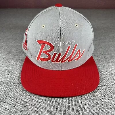 Mitchell & Ness Chicago Bulls Heritage Script Adjustable Snapback Hat Cap • $19.99