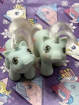 Vtg My Little Pony G1 Unicorn Baby Newborn Twins Jabber Jebber Non Pat Pend Mlp • $29.99