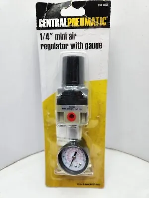 1/4  Mini Regulator W/ Gauge For Compressor Compressed Air Pressure • $18.99