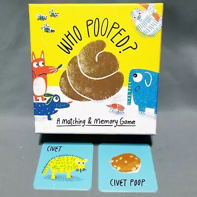 Who Pooped? Matching Animal Memory Game YourTurnGames • $10