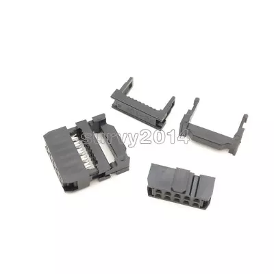 £1.79 • Buy 20PCS IDC 10 PIN Female Header FC-10 2.54 Mm Pitch Socket Connector