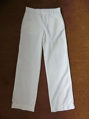 £12.50 • Buy GANT Kid Ivory Twill Cotton Canvas New Century Casual Trousers Chinos,10-12Years