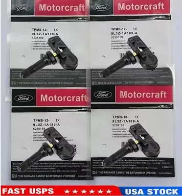 4Pcs 9L3Z1A189A MOTORCRAFT TPMS Tire Pressure Monitoring Sensor For LINCOLN FORD • $33.42