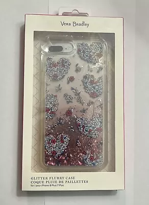 NEW Vera Bradley Glitter Iphone Case 8+/7+ Floral Hearts • $6