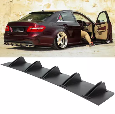 For W212 W211 E-Class E350 E250 Rear Lower Diffuser Bumper Lip Splitter 5-Fins  • $39.14