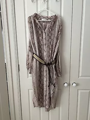 Zimmermann Leopard Dress With Belt Size 3 Excellent Condition • $350