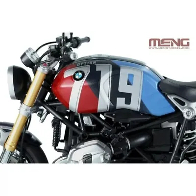 Meng BMW R Nine T 719 Option Race Motorcycle 1/9 Scale Model Kit Parts Pre-color • $55