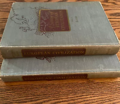 1947 2 Vol.  A Survey Of European Civilization  2nd Edition By Ferguson & Bruun • $11.99