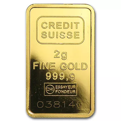 2 Gram Gold Bar - Secondary Market • $191.79