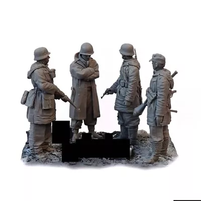 UK Shipping 1:35 Scale Unpainted Resin Figure German Soldiers WW2 #13 • £9