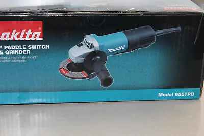 New Makita 4-1/2  Angle Grinder 9557PB 7.5 Amp 10000 RPM 5/8 -11 AC/DC • $101.96