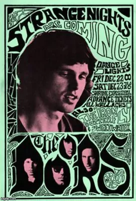 The Doors Concert Poster 11 X 17 NEW !  FREE USA Shipping Only ! • $20