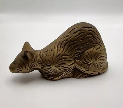 Vintage Brass Cat Figurine • $9